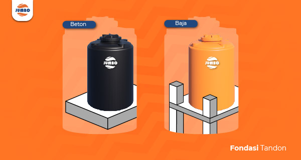 pondasi tandon air